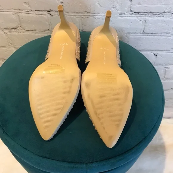 French Connection Forever Studded Heels Cement size 9 - Picture 6 of 6